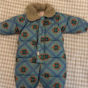 Tiny Cottons Floral Kids Puffer One Piece